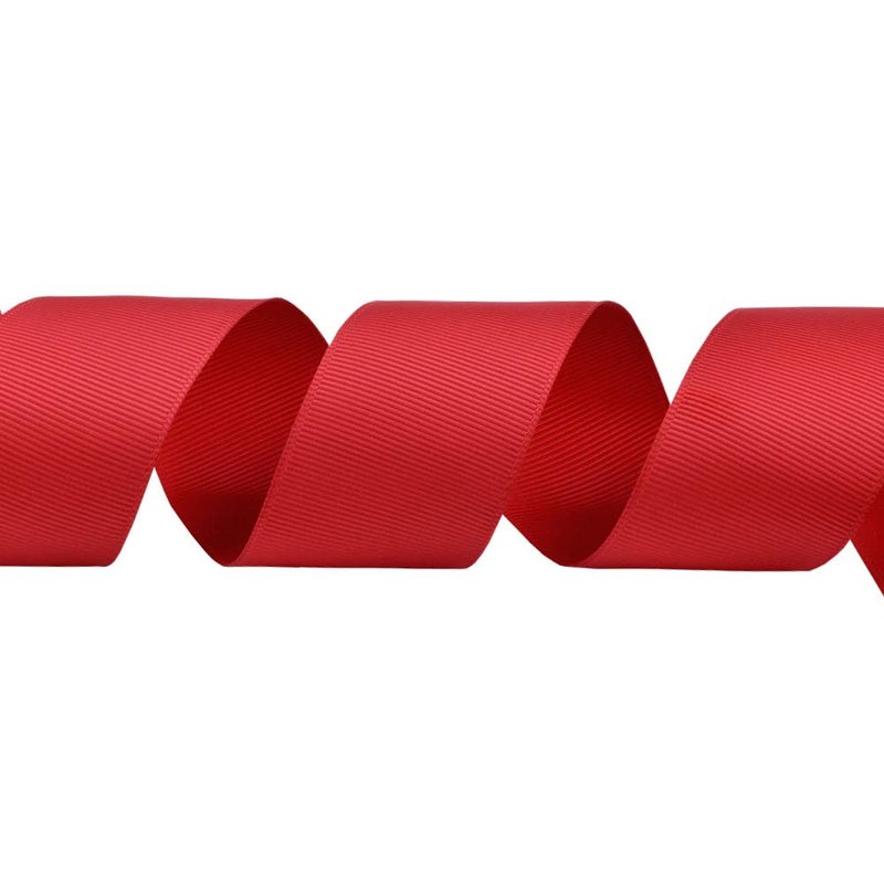 Ribest 1 1/2 inch Red Grosgrain Ribbon 25 Yards Per Roll for Crafts Bow Maker Wreaths Gift Wrapping Hair Accessories Wedding - Image 3